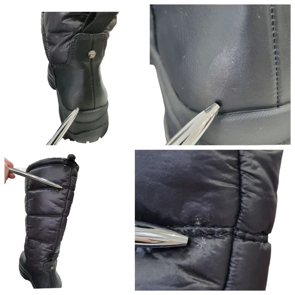 Noize Aya Puffer Boot Mid Calf Black Winter Warm Padded Cozy Quilted Women’s 9 - Picture 13 of 16